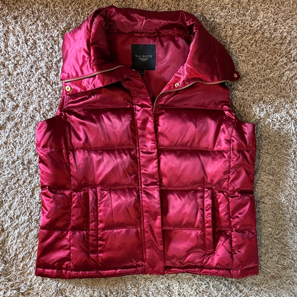 Talbots Women Quilted Vest